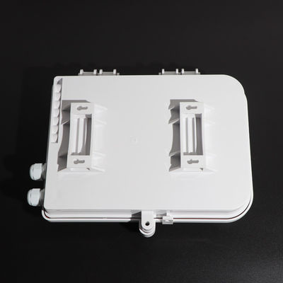 FTTH 16 Core Distribution Box , Plastic Fiber Optic Splicing Box IP66 Waterproof