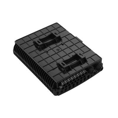 IP65 Fiber Optic Terminal Box , FTTH Drop Cable Box Black Color