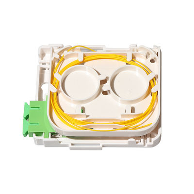 جعبه ترمینال فیبر نوری FTTH 1 درگاه Mini SC برای پانل سوکت دیواری