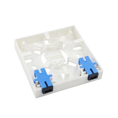 2 Core Fiber Optic Terminal Box 86 Type For FTTH FTTB FTTX Network
