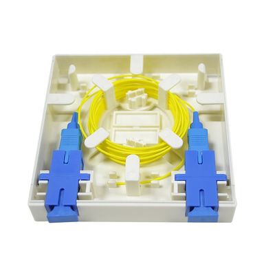 2 Core Fiber Optic Terminal Box 86 Type For FTTH FTTB FTTX Network