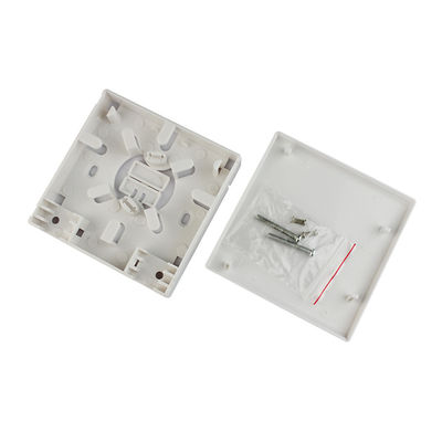 Wall Mounted Indoor Fiber Optic Outlet Box Faceplate 2 Port 86 Type