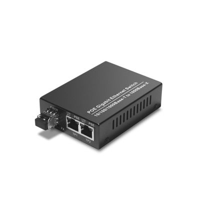 SFP al singolo modo 10m duplex semplici del convertitore a fibra ottica di media RJ45 100M