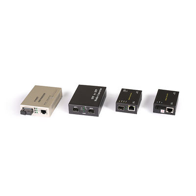 SC rápido 100M 1000M de SFP LC do conversor dos meios da fibra ótica do gigabit