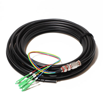 24 Core 36 Core Armoured Fiber Optic Cable , Outdoor Waterproof Pigtail Patch Cord