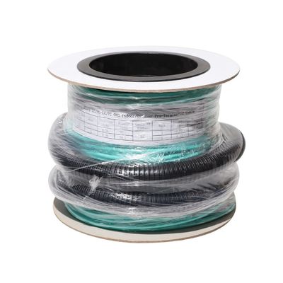 Outdoor Pre Terminated Fiber Optic Cable LC E2000 APC With Pulling Sock