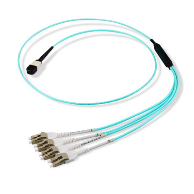 8 Core 12 Core Fiber Cable Patch Cord Male Female Fanout Breakout MPO MTP To LC