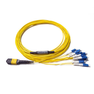8 Core 12 Core Fiber Cable Patch Cord Male Female Fanout Breakout MPO MTP To LC