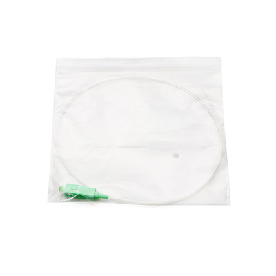 0.9mm Diameter Fiber Cable Assembly 9 / 125 G657A1 SC / UPC Simplex Polished White