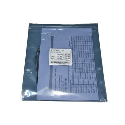 Customized Fiber Cable Assembly 12 Core MPO Male LC Fiber 0.9mm Fanout