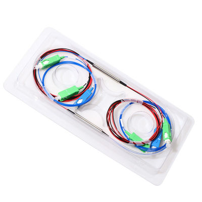 WDM optique du filtre 1490nm Pon de fibre de FWDM avec le port de Tx1550nm CATV