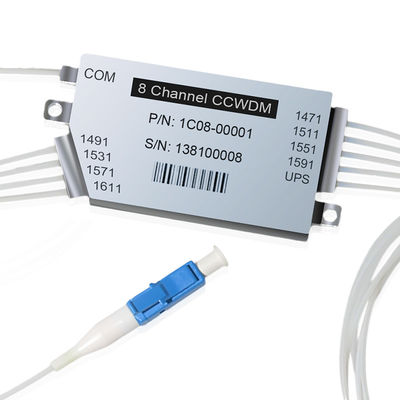 Módulo do canal CWDM Mux Demux da voz passiva 8 com porto da elevação 1310nm