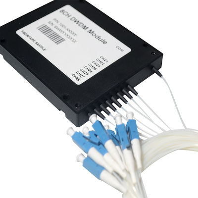 16CH 100GHz WDM Wavelength Division Multiplexing , 8 Channel 16 Channel DWDM Mux