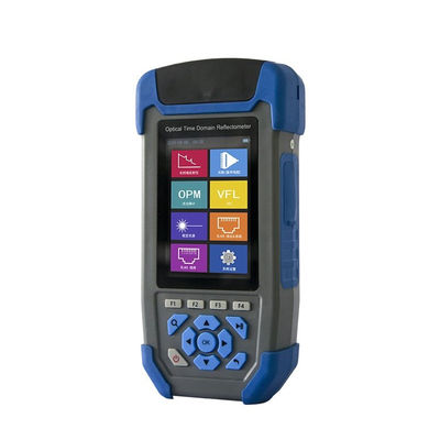 อุปกรณ์ทดสอบไฟเบอร์ OTDR ขนาดเล็ก, 12 In 1 Fiber Optic Reflectometer พร้อมหน้าจอสัมผัส