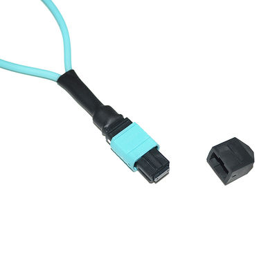 MPO Fiber Optic Loopback 24 Cores OM4 With ISO9001 Certified