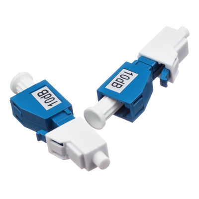 Blue Color 5db Attenuator Optical Fiber Male To Female Plug Type