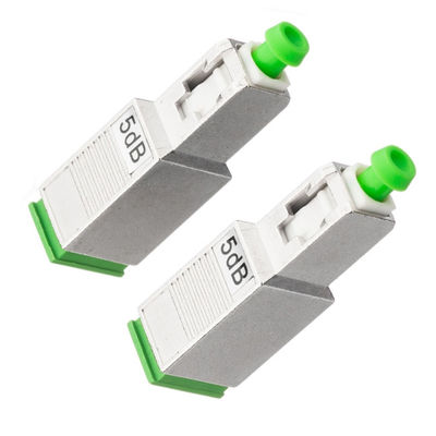 Atténuateur optique de fibre du simplex 2.0mm, 5db atténuateur de Sc RPA avec la matière plastique en métal
