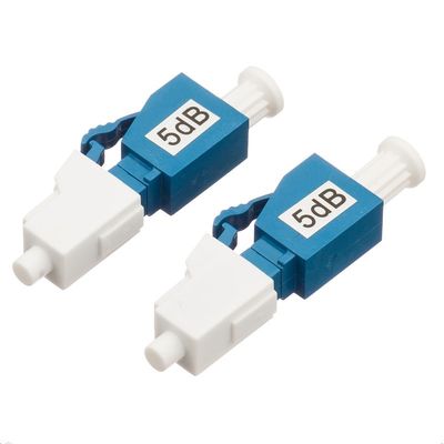 सिम्पलेक्स एसएम फाइबर ऑप्टिक एटेन्यूएटर 5dB LC UPC मेल टू फीमेल टाइप