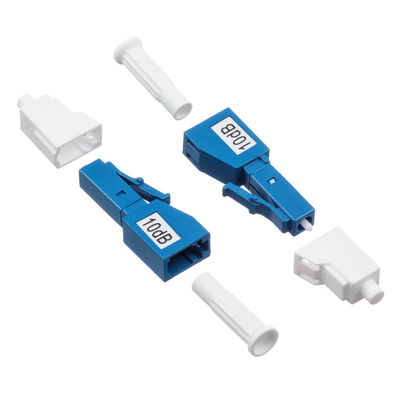 सिम्पलेक्स एसएम फाइबर ऑप्टिक एटेन्यूएटर 5dB LC UPC मेल टू फीमेल टाइप