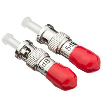 varón óptico del ST del atenuador de la fibra de 6dB 7dB 10dB a la hembra para FTTH