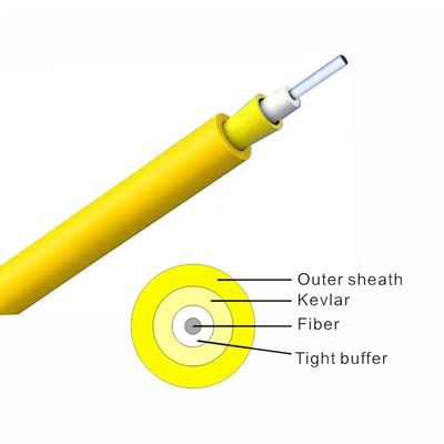 Good quality 2 core Duplex 8-Type Indoor fiber optic cable GJFJV
