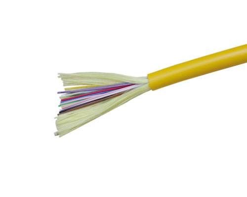 FTTH Indoor 12 core fiber optic cable OM3 / optical fiber distribution cable