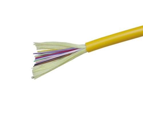 FTTH Kapalı 12 çekirdekli fiber optik kablo OM3 / optik fiber dağıtım kablosu