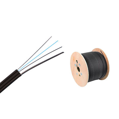 Outdoor 2 Core FTTH Fiber Optic Drop Cable with FRP Strength Member