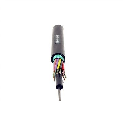Câble optique enterré direct extérieur G.652D de 12 noyaux de fibre avec la gaine de PE