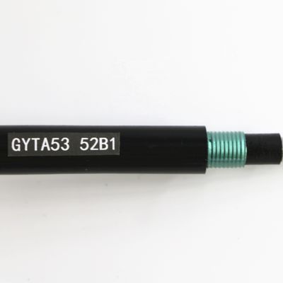 Câble optique enterré direct extérieur G.652D de 12 noyaux de fibre avec la gaine de PE