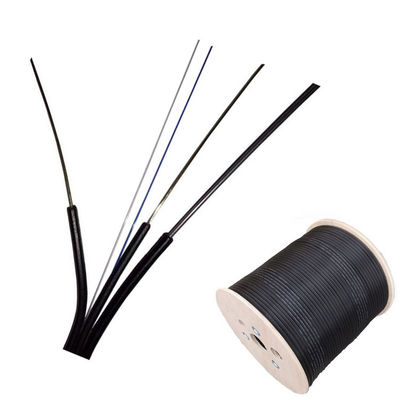 Customized Outdoor FTTH Drop Cable G657A1 G657A2 Type Black Color