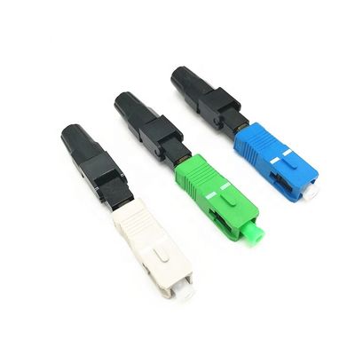 Customized Plastic SC Fast Connector For Fiber Optic Drop Cable