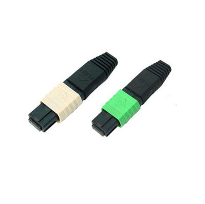 MPO MTP Fiber Optic Connector With Female Male 12 Core 24 Core SM MM Type