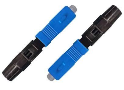 SC UPC Singlemode Fiber Optic Connector Fast For Patch Panels