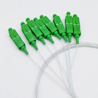 1×4 SC APC Fiber Optic Splitter , Mini Type PLC 4 Way Splitter For Cable TV