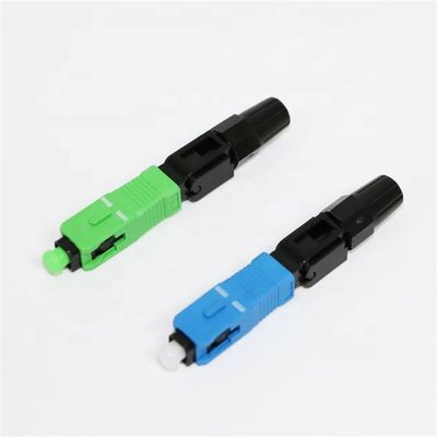 Customized Fiber Optic Fast Connector SC APC With Simplex Duplex Cable Type