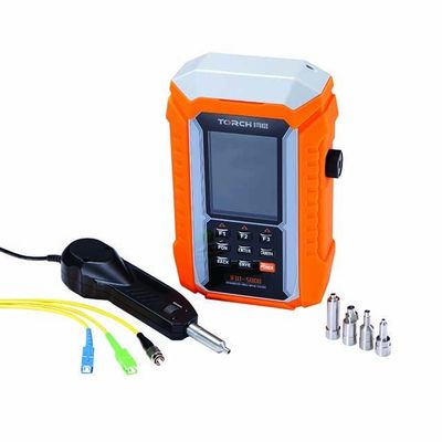 Orange Color FTTH Fiber Optic Power Meter All In One With 3.5&quot; Screen
