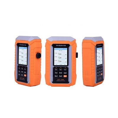 Orange Faser-Optikstromzähler aller der Farbeftth in einem mit 3,5&quot; Schirm
