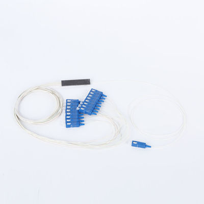 Micro Mini Module Fiber Optic Splitter FTTH 1x6 SC APC With 1260nm Wavelength