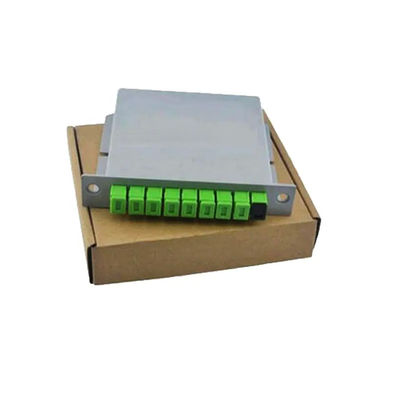 Cassette Type PLC Fiber Optic Splitter 1x8 With SC UPC Connector