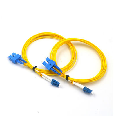 SC UPC Fiber Optic Cable Patch Cord For Media Converter Indoor