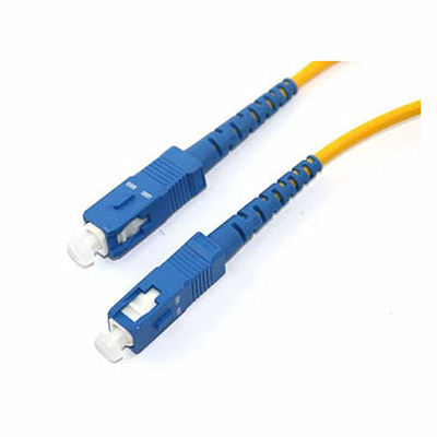 Corde de correction de câble optique de fibre de Sc UPC pour le convertisseur de médias d'intérieur