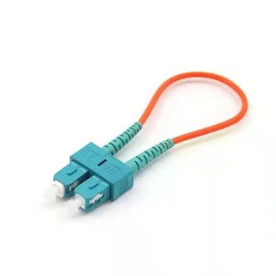 Customized FTTH Fiber Optic Loopback Multimode With LC Connectors