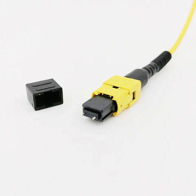 MPO MTP Fiber Optic Connector With Female Male 12 Core 24 Core SM MM Type