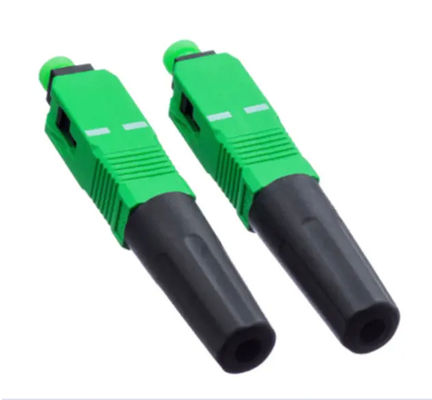 FTTH Network SC APC Fast Connector For Drop Cable Install OEM