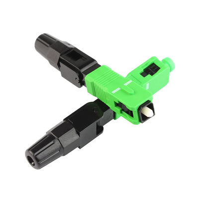 FTTH Network SC APC Fast Connector For Drop Cable Install OEM