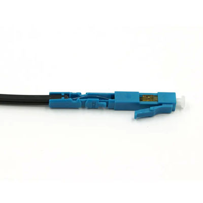 Blue Color Fiber Optic Connector , LC UPC Fast Connector For FTTH CATV CCTV