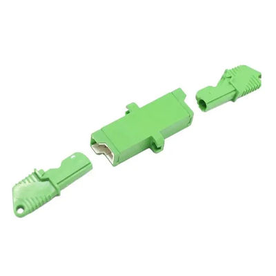 Simplex Fiber Optic Adapter , SM SX E2000 APC Adapter With Flange