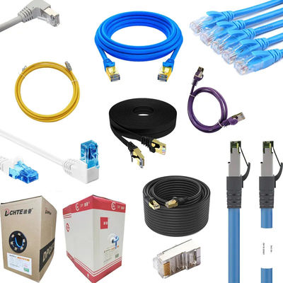 Cáp vá Ethernet Cat5E Cat6 3M 1000Mbps với đầu nối mạ vàng RJ45