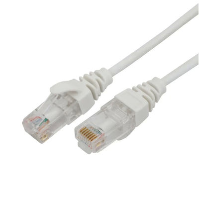 Customized Cat6A Ethernet Patch Cable , S FTP Slim Patch Cord With 5m 1m Length